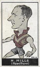 1933 Carreras Tobacco Bob Mirams' Caricatures #66 Bert Mills Front